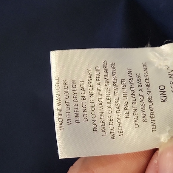 FIVE FOUR Nick Wooster XL 42-44 navy button down with outlined pocket - Picture 4 of 4